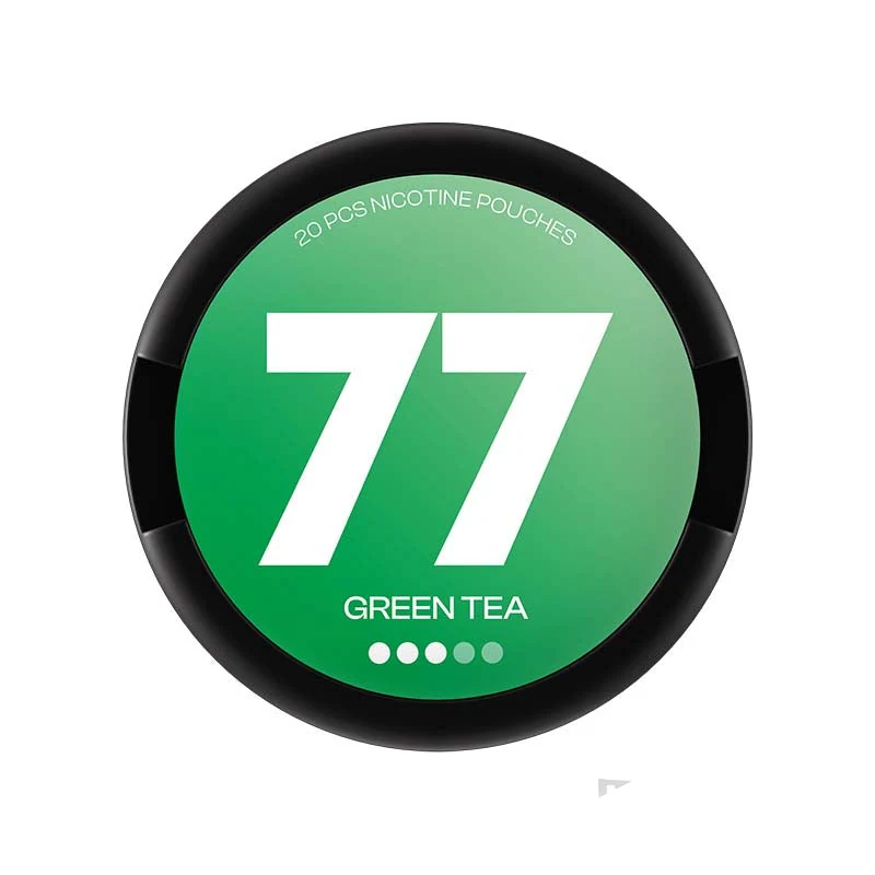 77 Green Tea nicotine pouches