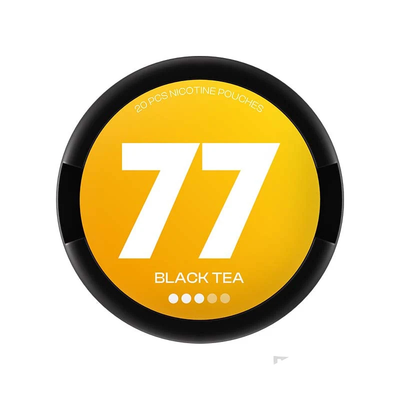 77 Black Tea nicotine pouches