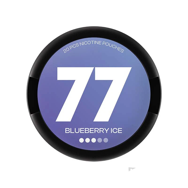 77 Blueberry Ice nicotine pouches
