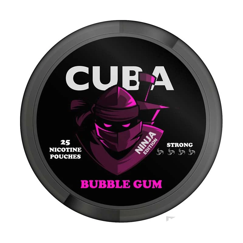 CUBA Bubble Gum Ninja 30mg nicotine pouches