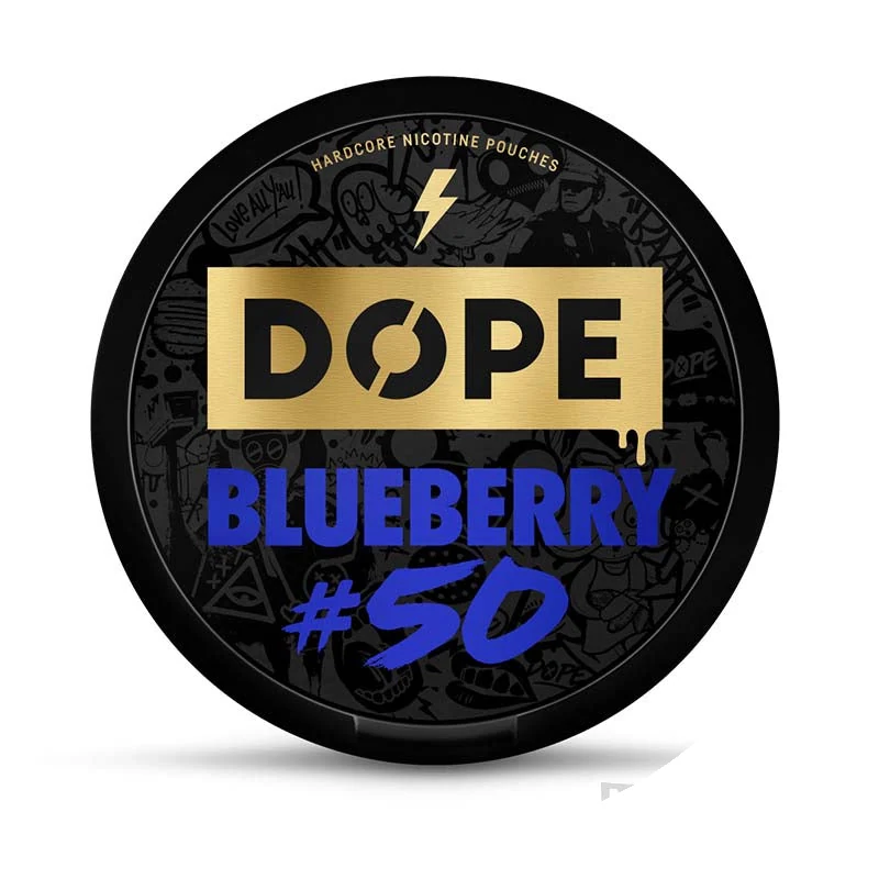 DOPE Blueberry 50mg nicotine pouches