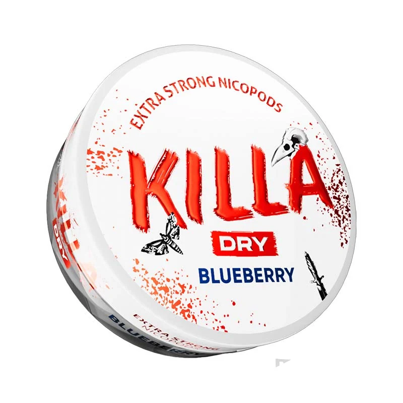 Killa Dry Blueberry nicotine pouches