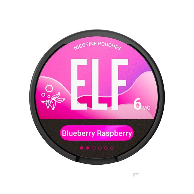 ELF Blueberry Raspberry nicotine pouches