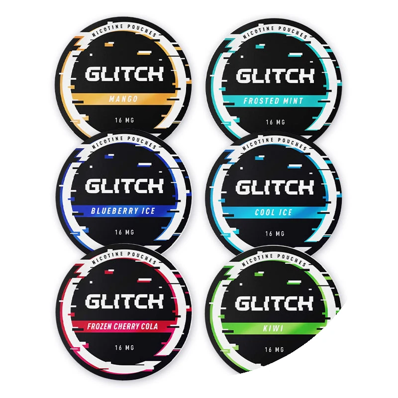Glitch Ice & Fruit 16mg Bundle (6 Pack) nicotine pouches