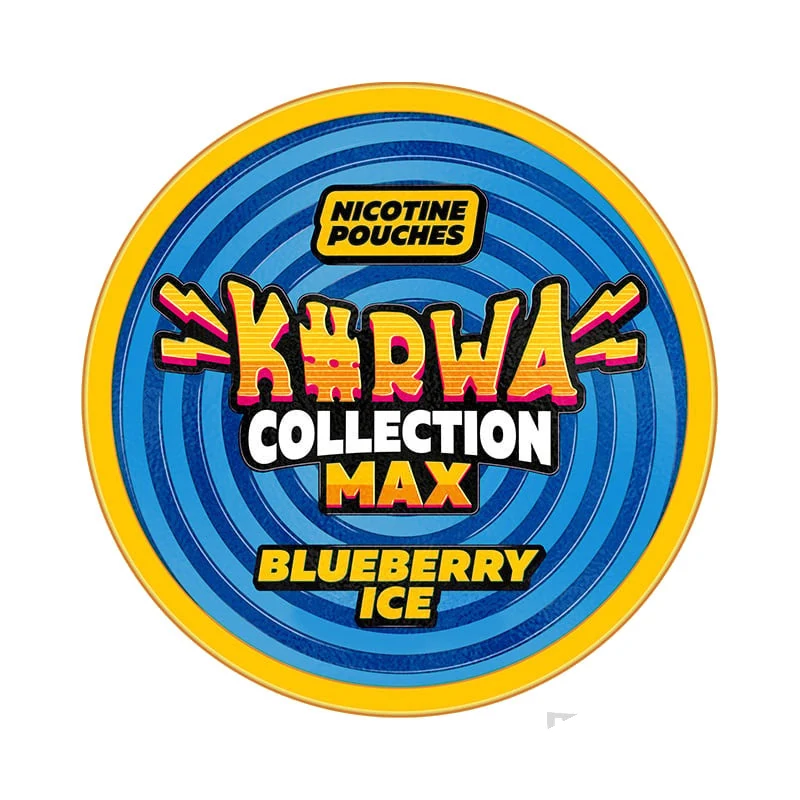 Kurwa Collection Max Blueberry Ice nicotine pouches
