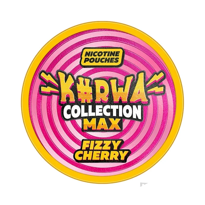 Kurwa Collection Max Fizzy Cherry nicotine pouches