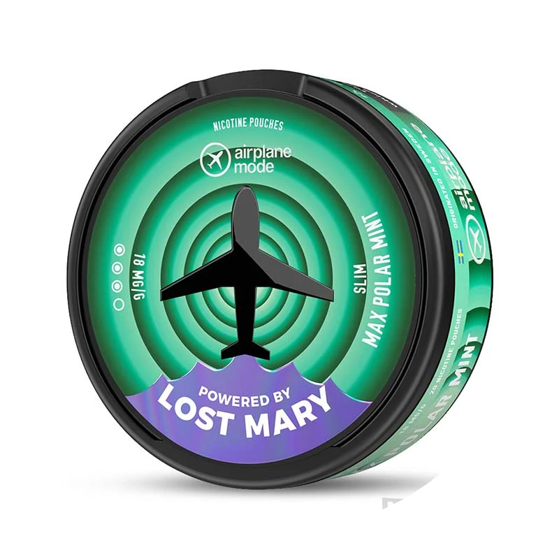 Lost Mary Airplane Mode Max Polar Mint nicotine pouches