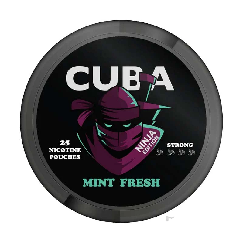 CUBA Mint Fresh Ninja nicotine pouches