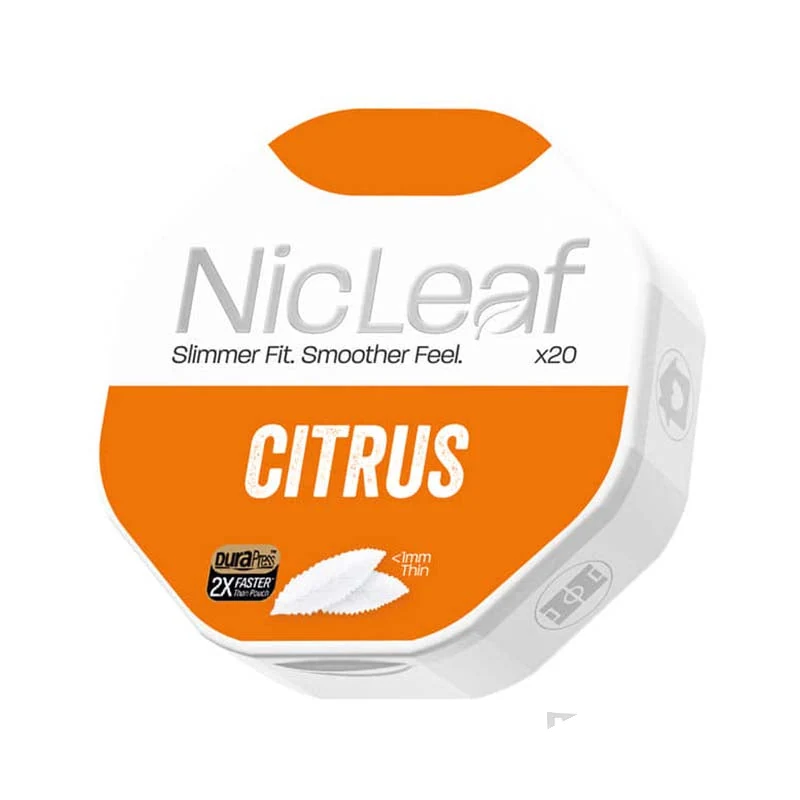 NicLeaf Citrus nicotine pouches