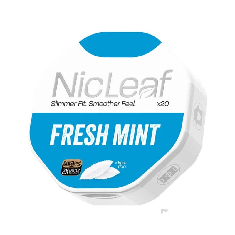 NicLeaf Fresh Mint nicotine pouches