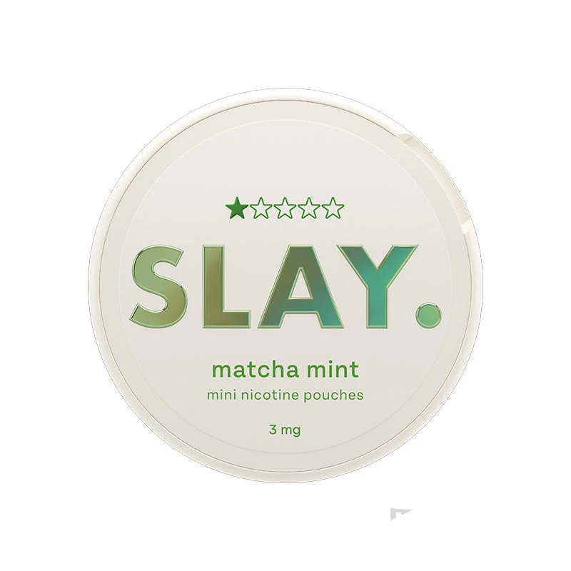 SLAY Matcha Mint nicotine pouches