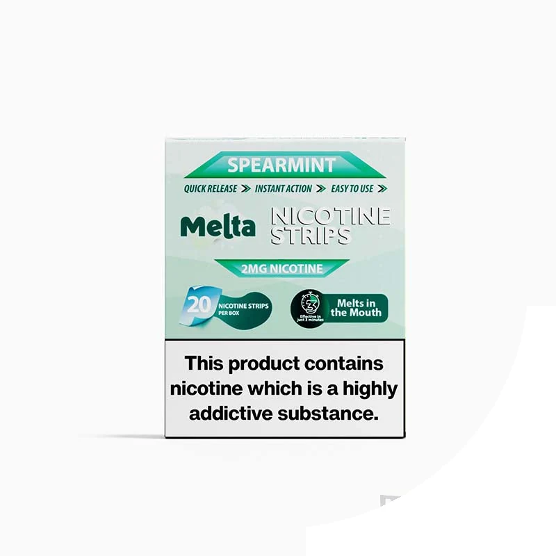 MELTA Spearmint 2mg nicotine pouches