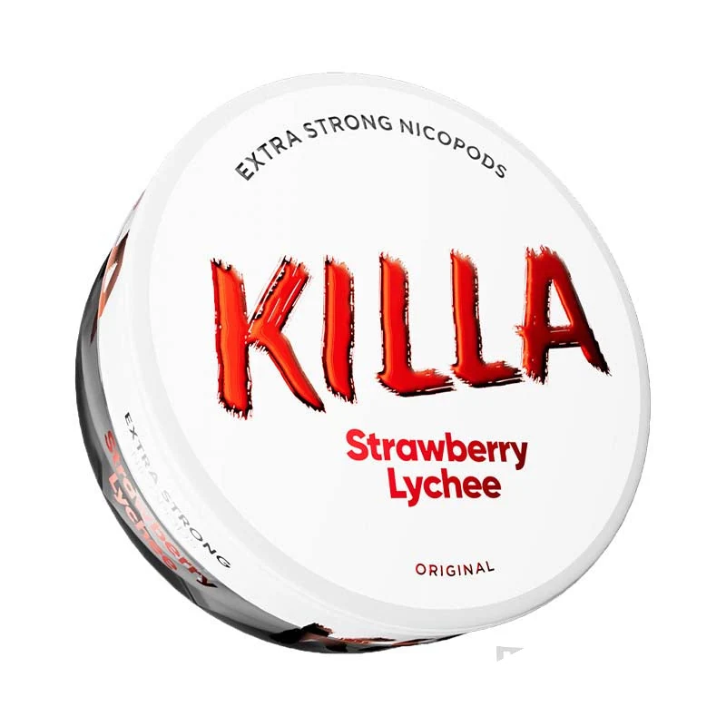 Killa Strawberry Lychee Extra Strong nicotine pouches