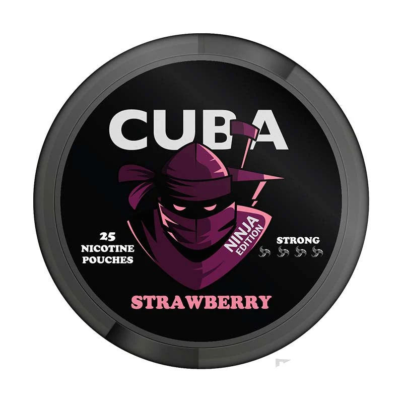 CUBA Strawberry Ninja nicotine pouches