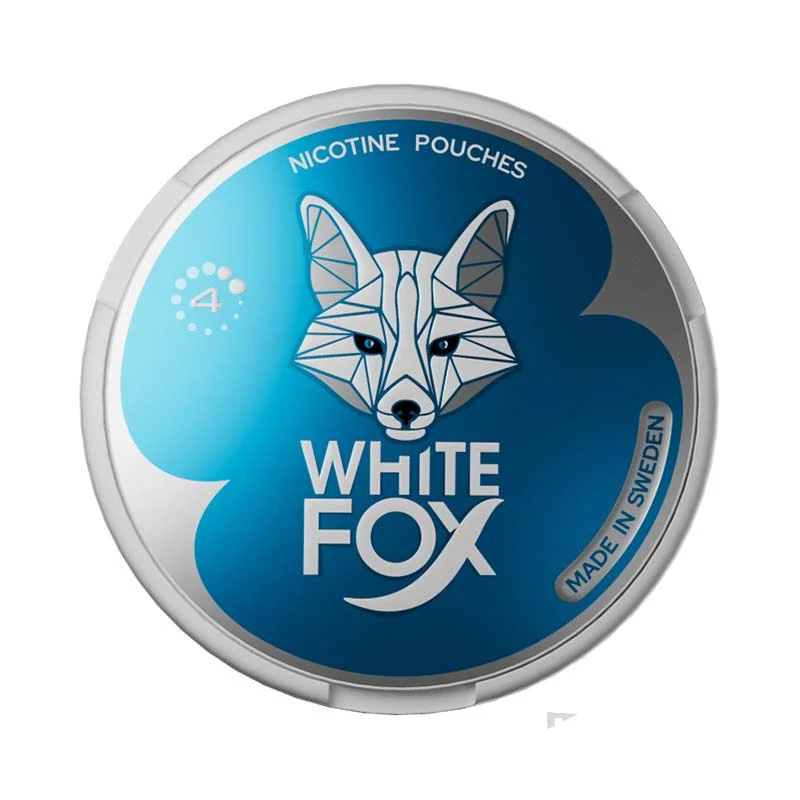 White Fox Mint Low Strength nicotine pouches