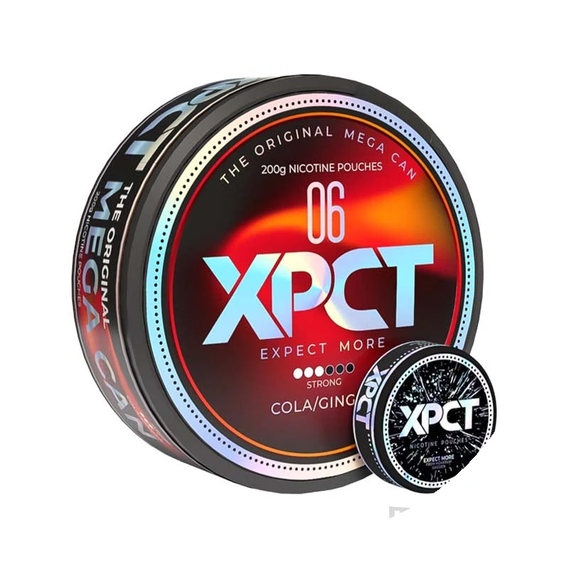 XPCT Megacan Cola/Ginger nicotine pouches