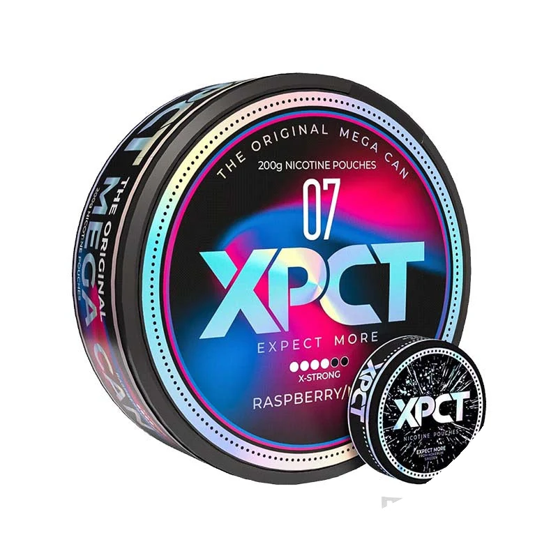 XPCT Megacan Raspberry/Mint nicotine pouches