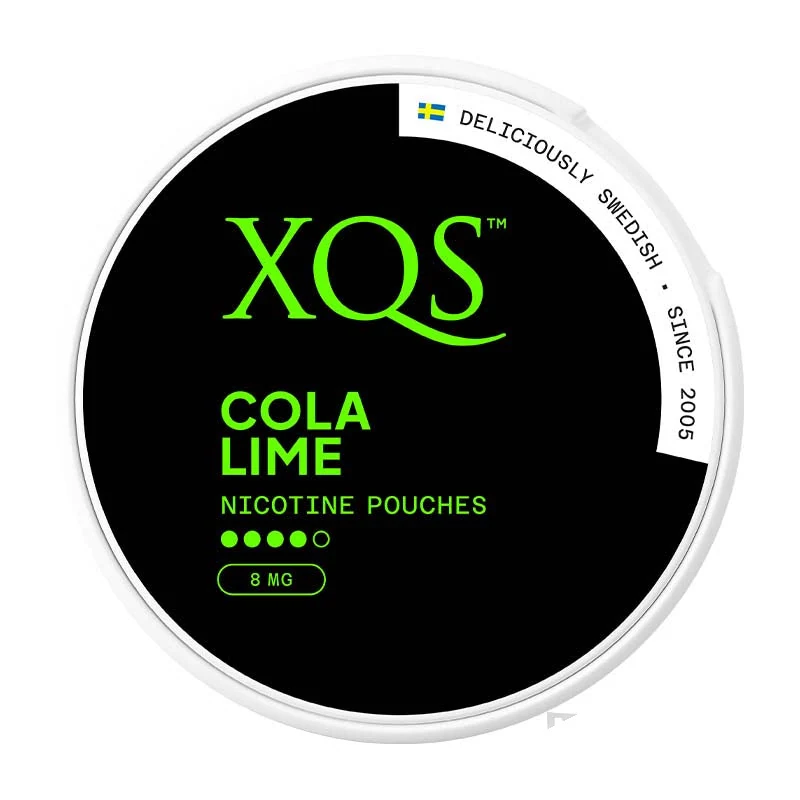 XQS Cola Lime nicotine pouches